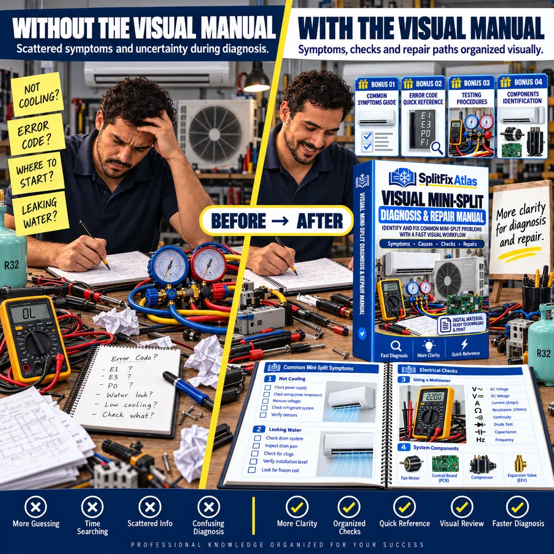 Visual Mini-Split Manual sample page